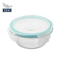 ราคา กล่องอาหารแก้วกลม 0.4 ลิตร KECH RUMI สีฟ้า (1280830)