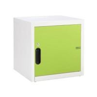 ราคา ตู้เหล็กบานเปิดทึบ KIOSK UNI-1 GR สีขาว/สีเขียว (1056631)