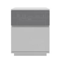 ราคา ตู้ข้างเตียง 2 ลิ้นชัก FURDINI MEDIS HIGLOSS สีเทา (1254619)