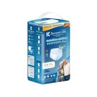 ราคา ผ้าอ้อมผู้ใหญ่แบบกางเกง DR.KLEAN กลางคืน ไซซ์ S-M แพ็ก 20 ชิ้น (888133500014)