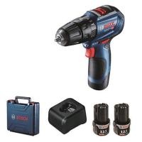 ราคา สว่านกระแทกไร้สาย (พร้อมแบตเตอรี่) BOSCH GSB12V-30 BL 12 โวลต์ (1147551)