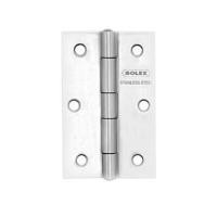 ราคา บานพับ 3X2.5 นิ้ว X 2.5 มม. SOLEX 3522 สีสเตนเลส (แพ็ก 3 ชิ้น) (1067248)