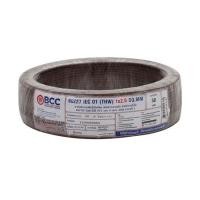 ราคา สายไฟ THW IEC01 BCC 1X2.5 ตร.มม. 50 ม. สีน้ำตาล (1282753)