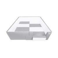ราคา คอกกั้นเด็ก GEKO CLASSY SILICONE 6 ฟุต สี GRAY-WHITE (1287118)