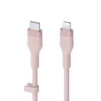 ราคา สายชาร์จ Belkin รุ่น CAA009bt1MPK USB-C to Lightning BOOST CHARGE Flex ยาว 1 เมตร สีชมพู (888144500110)