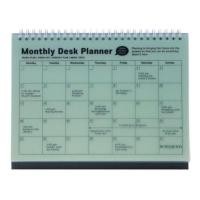 ราคา สมุดแพลนเนอร์แบบตั้งโต๊ะ Ropamoda month Desk planner สีเขียว (888154100025)
