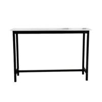 ราคา โต๊ะบาร์ไม้ยางพารา Evergreen Furniture TH 120x40x100ซม. สีขาว-สีดำ (888168100013)