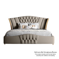 ราคา [Pre-order] เตียงนอน Proma-B13-6F ขนาด 6 ฟุต สีน้ำตาล (888126000414)