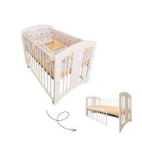 ราคา เตียงนอนเด็ก IDAWIN รุ่น Junior 2 in 1 สี White (888135200007)