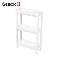 ราคา ชั้นพลาสติกแคบ 3 ชั้น STACKO MONO 48X18X76 ซม. สีขาว (1270064)