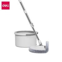 ราคา ชุดถังปั่นพร้อมไม้ม็อบ Deli VS1041-GR-01 สีเทา (888134600140)