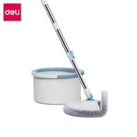 ราคา ชุดถังปั่นพร้อมไม้ม็อบ Deli VS1041-BL-01 สีฟ้า (888134600141)