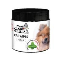 ราคา แผ่นเปียกทำความสะอาดหูแมวและสุนัข PET GANICK (แพ็ก 100 แผ่น) (1283029)