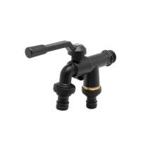 ราคา ก๊อกสนาม 2 หัว DEXZON 1/2 นิ้ว สีดำ (1280394)