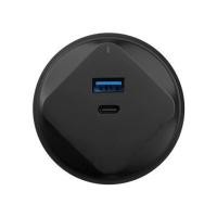 ราคา เต้ารับไร้สาย HACO USB TYPE A/C TR-USB/ACQ-BK สีดำ (1288327)