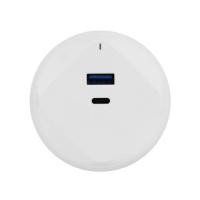 ราคา เต้ารับไร้สาย HACO USB TYPE A/C TR-USB/ACQ-WE สีขาว (1288357)