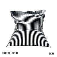 ราคา บีนแบค ทรงหมอนยักษ์ Nunta Leather รุ่น Sunkissed Size: XL 135x180cm สีดำ-ขาว (888140800010)