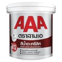 ราคา สีน้ำทาภายใน ชนิดด้าน JBP AAA สีขาว 2.5 แกลลอน (1154148)