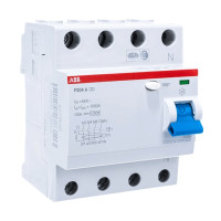 ราคา เบรคเกอร์กันไฟดูด 25 แอมป์ 4 โพล ABB RCCB F204 A-25/0.03 (Type A) (888166100071)