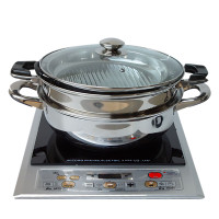 ราคา เตาแม่เหล็กไฟฟ้าพร้อมหม้อและกระทะ Accord Prevail รุ่น AC-5599 (888113000116)