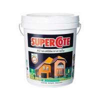 ราคา สีน้ำทาภายใน ชนิดด้าน DULUX SUPERCOTE BASE A สีขาว 9 ลิตร (1017417)