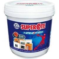 ราคา สีน้ำทาภายนอก ชนิดกึ่งเงา DULUX SUPERCOTE NANOTEX BASE A 9 ลิตร (1017405)