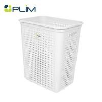 ราคา ตะกร้าผ้าเหลี่ยม PLIM BUBBLE SIZE L สีขาว (1281073)