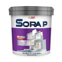 ราคา สีน้ำทาภายนอก ชนิดกึ่งเงา JBP SORA P BASE C สีขาว 2.5 แกลลอน (1070658)