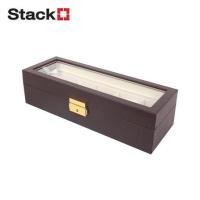 ราคา กล่องนาฬิกา 5 ช่อง STACKO 31X11X8.25 ซม. สีน้ำตาล (1276794)