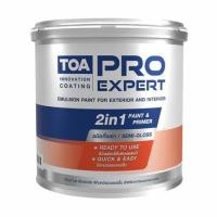 ราคา สีน้ำทาภายนอก ชนิดกึ่งเงา TOA PRO EXPERT BASE A สีขาว 1 แกลลอน (1287839)