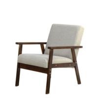 ราคา โซฟาไม้ยางพารา 1 ที่นั่ง EVERGREEN FURNITURE S-C-01 74*55*62 สีวอลนัท (888168100041)