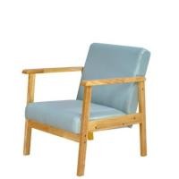 ราคา โซฟาไม้ยางพารา 1 ที่นั่ง EVERGREEN FURNITURE S-NC-01 74*55*62 เบาะผ้า ไม้สีธรรมชาติ (888168100047)