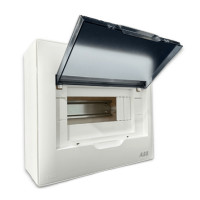 ราคา ตู้คอนซูมเมอร์ใส่เบรกเกอร์ 8 ช่อง ABB PSC108 Consumer Unit IEC IP40 Plastic Box & Cover (888166100082)