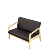 ราคา โซฟาไม้ยางพารา 2 ที่นั่ง EVERGREEN FURNITURE S-M-02 100*62*72 ไม้สีธรรมชาติ เบาะหนัง (888168100068)