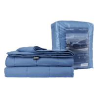 ราคา ผ้านวม 5,6 ฟุต Lunio Microsilk Comforter สีฟ้าคริสตัล Crystal Blue (888170800086)