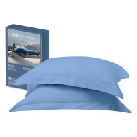 ราคา ปลอกหมอน Lunio Microsilk Pillow Case สีฟ้าคริสตัล Crystal Blue จำนวน2ชิ้น (888170800092)