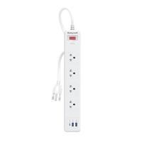 ราคา ปลั๊กป้องกันไฟกระชาก 4 ช่อง 2 USB 1 PD HONEYWELL (1283933)