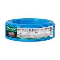 ราคา สายไฟ THW IEC01 RANZZ 1x2.5 ตร.มม. 100 ม. สีฟ่้า (1287185)
