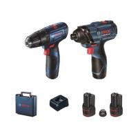 ราคา สว่านไร้สาย (พร้อมแบตเตอรี่) BOSCH GSB 120-LI + GDR 120-LI 12 โวลต์ (1162155)