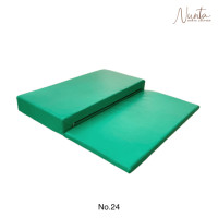 ราคา เบาะรองนั่ง พับได้ NUNTA LEATHER RISE FLODABLE SEAT 60X60X10CM สีเขียวเข้ม (888140800135)