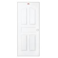 ราคา ประตูภายนอกเหล็ก เจาะลูกบิด PROFESSIONAL DOOR G1W 79.2x199.4 ซม. สีขาว (1290966)