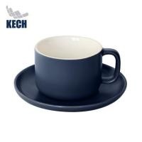 ราคา ชุดกาแฟ PORCELAIN 245 มล. KECH TWO TONE สีน้ำเงิน (1287581)