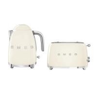 ราคา ชุดเซ็ตกาต้มน้ำและเครื่องปิ้งขนมปัง SMEG KLF03CREU+TSF01CREU สีครีม (1292250)