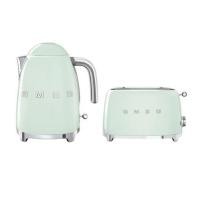 ราคา ชุดเซ็ตกาต้มน้ำและเครื่องปิ้งขนมปัง SMEG KLF03PGEU+TSF01PGEU สีเขียวพาสเทล (1292271)
