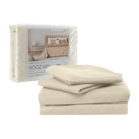 ราคา ผ้าปูที่นอน 6 ฟุต Nooz Play รุ่น Bedding Set สีเบจ Sunrise Beige (888170800062)