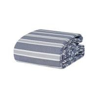 ราคา ผ้าคลุมเตียง 6 ฟุต HOME LIVING STYLE ARNOLD สีฟ้า (1264304)