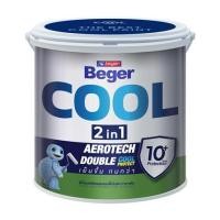 ราคา สีน้ำทาภายใน ชนิดด้าน BEGER COOL 2 IN 1 BASE A สีขาว 1 แกลลอน (1290814)