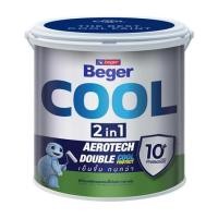 ราคา สีน้ำทาฝ้า ขนิดด้าน BEGER COOL 2 IN 1 CC777 สีขาว 1 แกลลอน (1290823)