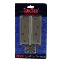 ราคา บานพับ 4X3 นิ้ว ISON 444413 สีสเตนเลส แพ็ก 2 ชิ้น (21600)