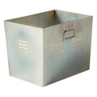 ราคา กล่องเหล็กใส่เอกสาร STACKO LOFT 34X24X26 ซม. สีเงิน (1067608)
